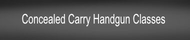 Concealed Carry Handgun Class